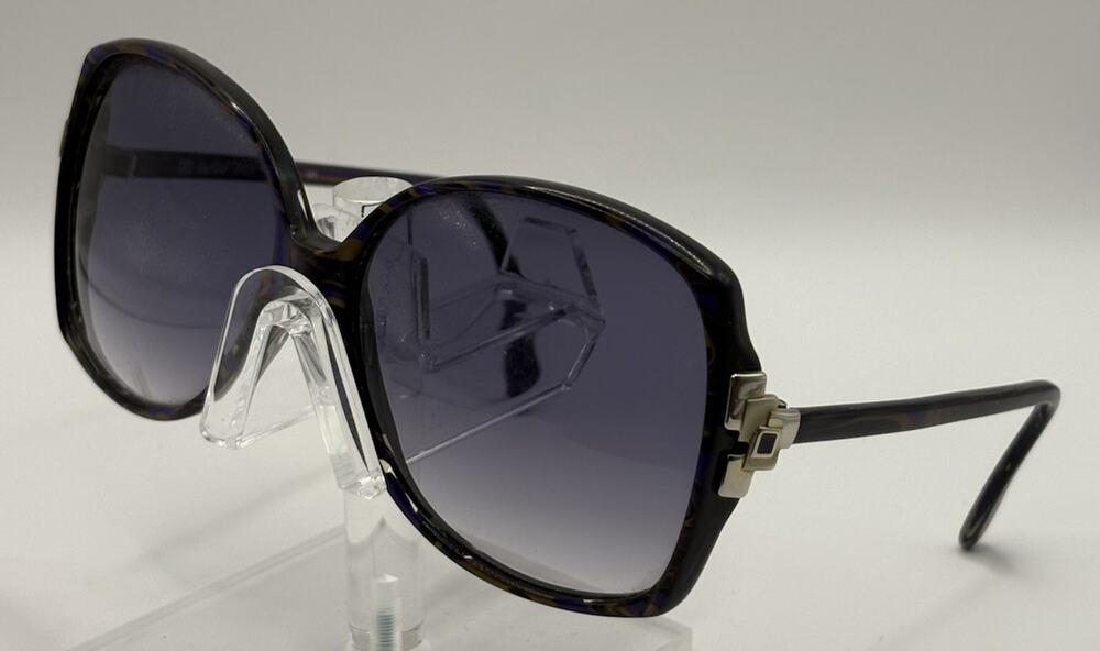 BerDel 8606 Plumswirl Oversize Sunglasses Purple Gradient Italy Women